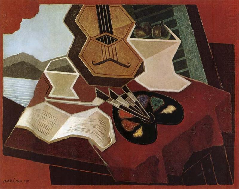 The table in front of sea, Juan Gris